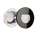 Deko-Light cover ALWAID 2 - MILKY round, deep black