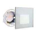 Deko-Light cover ALWAID 2 - MILKY square, white aluminum