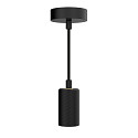 Luci a sospesione ALILX WAVE 2M 1-Lampadina, breve, regolabile E27 IP20, nero dimmerabile
