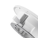 pendant luminaire adapter  DA 68MM / RECESSED round, built-in version, traffic white