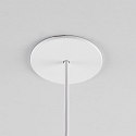 pendant luminaire adapter  DA 68MM / RECESSED round, built-in version, traffic white