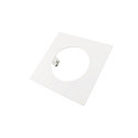 reducing ring 155/95MM mechanical, square, built-in version, traffic white