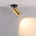 Deko-Light Botier pour montage en surface CAN SPOT HEAD (CEILING / 3PHASE) cylindrique, rigide, mcanique, bronze