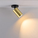 Deko-Light surface mounted housing CAN SPOT HEAD (CEILING / 3PHASE) cylindrical, rigid, mechanical, brass