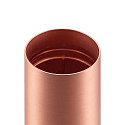 Deko-Light surface mounted housing CAN SPOT HEAD (CEILING / 3PHASE) cylindrical, rigid, mechanical, rose gold