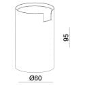surface mounted housing CAN, white