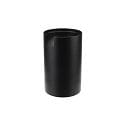 surface mounted housing CAN WALL / TABLE / FLOOR cylindrical, mechanical, black