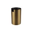 surface mounted housing CAN WALL / TABLE / FLOOR cylindrical, mechanical, bronze