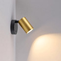 Deko-Light surface mounted housing CAN WALL / TABLE / FLOOR cylindrical, mechanical, bronze