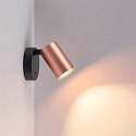 Deko-Light surface mounted housing CAN WALL / TABLE / FLOOR cylindrical, mechanical, rose gold