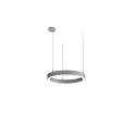 LED Pendelleuchte LAUTARO 600/60 DOWN PRISMA P3, 37W, IP20, DALI dimmbar, 2700K, hellgrau
