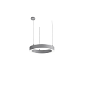 LED Pendelleuchte LAUTARO 600/80 DOWN PRISMA P3, 37W, IP20, DALI dimmbar, 3000K, hellgrau