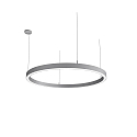 LED Pendelleuchte LAUTARO 1200/60 DOWN OPAL P4, 78W, IP20, DALI dimmbar, 4000K, hellgrau