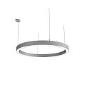 pendant luminaire LAUTARO 1200/80 DOWN PRISMA P4 IP20, light grey dimmable