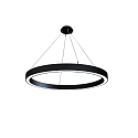 pendant luminaire LAUTARO 1200/80 UP/DOWN OPAL M4 IP20, black dimmable