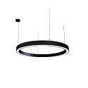 LED Pendelleuchte LAUTARO 1200/80 UP/DOWN PRISMA P4, 111W, IP20, DALI dimmbar, 2700K, schwarz
