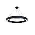 LED Pendelleuchte LAUTARO 1200/100 DOWN OPAL M4, 78W, IP20, DALI dimmbar, 4000K, schwarz