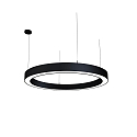 Luminaire � suspension LAUTARO 1200/100 DOWN PRISMA P4 IP20, noir gradable