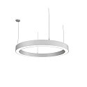Luci a sospesione LAUTARO 1200/100 DOWN PRISMA P4 IP20, bianco dimmerabile