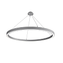 LED Pendelleuchte LAUTARO 1500/60 DOWN PRISMA M5, 99W, IP20, DALI dimmbar, 4000K, hellgrau