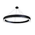 LED Pendelleuchte LAUTARO 1500/100 DOWN PRISMA M5, 99W, IP20, DALI dimmbar, 2700K, schwarz