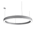 LED Pendelleuchte LAUTARO 1500/100 UP/DOWN OPAL P5, 141W, IP20, DALI dimmbar, 4000K, hellgrau