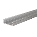 AU-01-15, flat U-profile for 15 - 16,3 mm LED stripes, 100cm, anodized aluminum