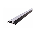  Profil de montage AM-01-10 plat, noir mat