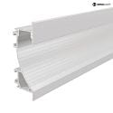 Drywall profile wallvoute EL-02-12 for 12 - 13,3 LED stripes, 200cm, matt white