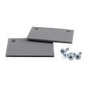End cap P-EU-01-36 set 2 pcs., grey