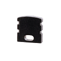 Accessories for LED profile f-AU-02-05 - endcaps, 2 items, black