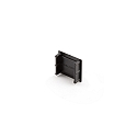 Tappo di chiusura PLANO / PLANO DRIVER versione integrata, Set di 2, nero