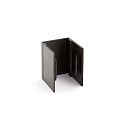 connecting piece PLANO BETON built-in version, black