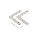 Parte di collegamento PLANO WING / KLICK 0/90 versione integrata, Set di 2, acciaio inossidabile