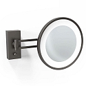 Miroir avec clairage BS 36 miroir avec grossissement 5x IP44, argent mat 
