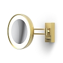 Decor Walther LED Wandkosmetikspiegel beleuchtet BS 36 7x, 7,5W, 4000K, Gold matt