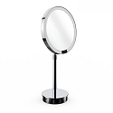 mirror with lighting JUST LOOK PLUS SR mirror with 5x magnification IP20, chrome dimmable
