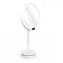 mirror with lighting JUST LOOK PLUS SR mirror with 5x magnification IP20, white matt dimmable