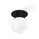 Ceiling luminaire GLOBE 20, E27, IP44, black matt