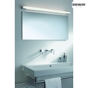 Decor Walther Lampada da parete OMEGA 200 S14s 100cm 2 sockel IP20, Cromo 