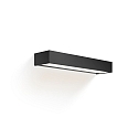 Luminaire mural BOX 40 N LED IP44, noir mat gradable