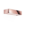 LED Wall luminaire BOX 25 N LED, 18,4W, 2700K, 2440lm, IP44, rosegold / copper