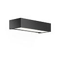 LED Wall luminaire BOX 25 N LED, 18,4W, 2700K, 2440lm, IP44, black matt