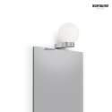 Decor Walther Wandleuchte CLUB LIGHT, IP44, E27, Chrom