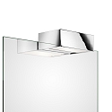 Luminaire de miroir BOX 1-15 R7s 78mm IP44, chrome 