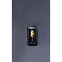 Lutec Luminaire mural d’extérieur KARO angulaire E27 IP44, noir mat gradable Lutec Luminaire mural d’extérieur KARO angulaire E27 IP44, noir mat gradable