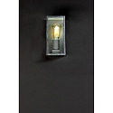 Lutec Luminaire mural d’extérieur KARO angulaire E27 IP44, galvanisé gradable Lutec Luminaire mural d’extérieur KARO angulaire E27 IP44, galvanisé gradable