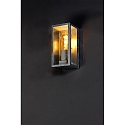 Lutec Luminaire mural d’extérieur KARO angulaire E27 IP44, galvanisé gradable Lutec Luminaire mural d’extérieur KARO angulaire E27 IP44, galvanisé gradable