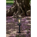 Lutec Luminaire en forme de borne KARO angulaire E27 IP44, noir mat gradable Lutec Luminaire en forme de borne KARO angulaire E27 IP44, noir mat gradable