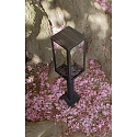 Lutec Luminaire en forme de borne KARO angulaire E27 IP44, noir mat gradable Lutec Luminaire en forme de borne KARO angulaire E27 IP44, noir mat gradable